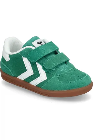 Hummel Victory Suede Ii Infant Low-top Sneakers Green