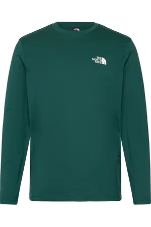 The North Face M L/S Simple Dome Tee Sport T-Langærmet Skjorte Green