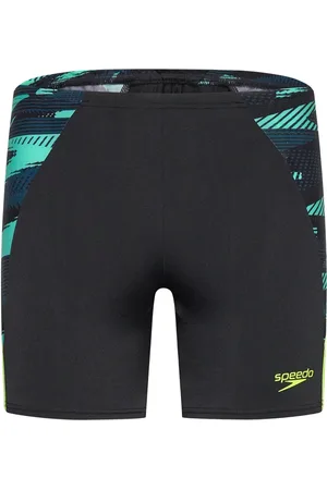 Speedo Mens End+ Max Splice Mid Jammer Sport Sport Clothing Sport Swimwear Sport Swim Shorts Black