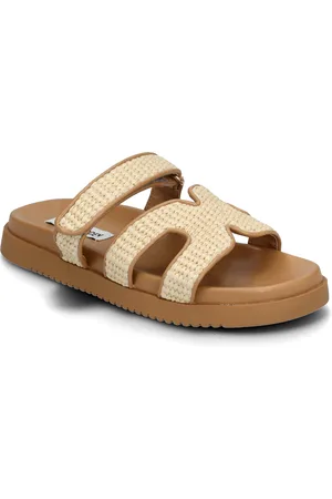 Steve Madden Missile Sandal Flade Sandaler Beige