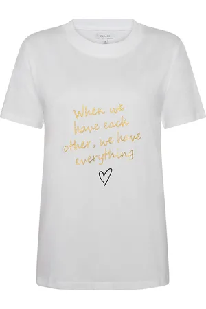 Claire Woman Cwamani - T-Shirt Tops T-shirts & Tops Short-sleeved White