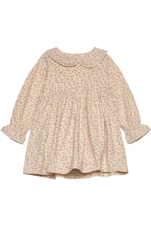 The New Tnsbnora L_S Bodydress Dresses & Skirts Dresses Baby Dresses Long-sleeved Baby Dresses Beige