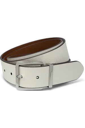 Ralph Lauren Reversible Crosshatch Leather Belt Bælte Multi/patterned