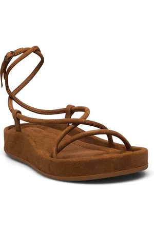 Bash Cesaria Sandals Designers Sandals Flat Sandals Beige