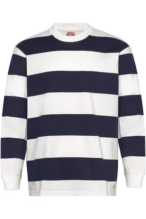 Armor.lux Striped T-Shirt Long Sleeves Héritage Designers T-Langærmet Skjorte White