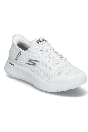Skechers Mens Go Walk Flex Hands Up Low-top Sneakers White