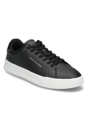 Tommy Hilfiger Th Court Lth Detail Ess Low-top Sneakers Black