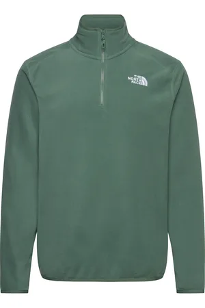 The North Face M 100 Glacier 1/4 Zip - Eu Sport Sweatshirts & Hoodies Fleeces & Midlayers Green