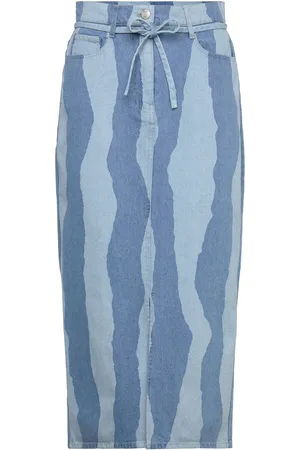 Soaked in Luxury Slmaisa Skirt Skirts Denim Skirts Blue