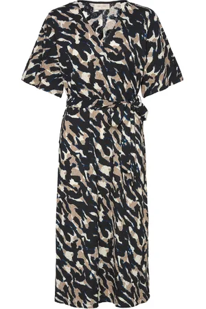 Freequent Fqnalia-Dress Dresses Wrap Dresses Black