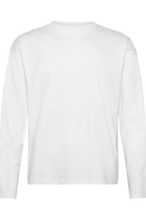 Weekday Great Boxy Long Sleeve T-Shirt Tops T-Langærmet Skjorte White