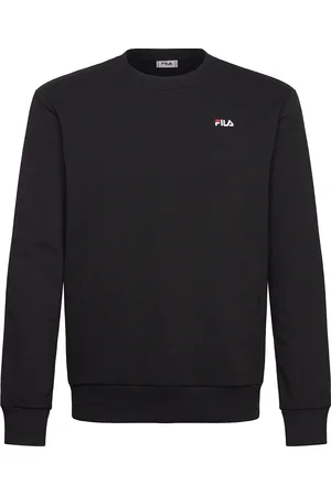 Fila Leverano Regular Crew Sweat Sport Sport Clothing Sport Sweatshirts & Hoodies Sport Sweatshirts Black