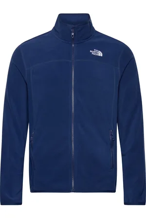 The North Face M 100 Glacier Full Zip - Eu Sport Sweatshirts & Hoodies Fleeces & Midlayers Blue