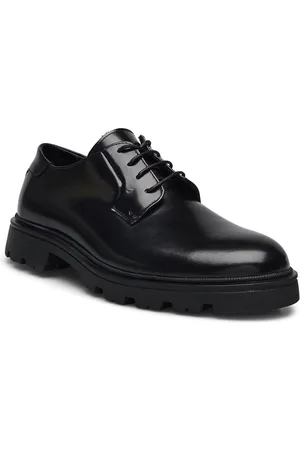 GARMENT PROJECT Minnesota Derby - Black Polido Shoes Business Derby Shoes Black