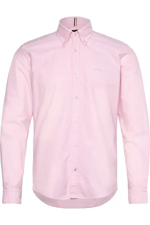 HUGO BOSS H-Liam-Bd-E-C1-243 Designers Shirts Casual Shirts Pink