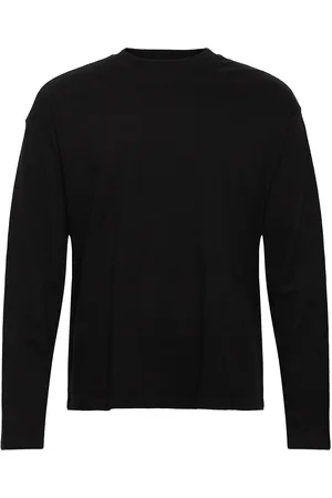 Weekday Great Boxy Long Sleeve T-Shirt Tops T-Langærmet Skjorte Black