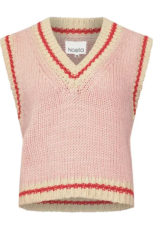 Noella Kayanna Knit Vest Vests Knitted Vests Pink