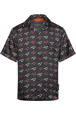 Reiss Vision Tops Shirts Short-sleeved Shirts Black