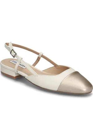 Steve Madden Belinda Ballerina Flade Sandaler Cream