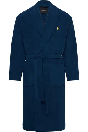 Lyle & Scott Lucas Morgenkåbe Badekåbe Navy