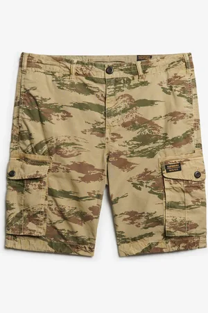Superdry Parachute Light Short Bottoms Shorts Cargo Shorts Khaki Green