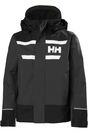 Helly Hansen Jr Salt Port 2.0 Jacket Sport Shell Clothing Shell Jacket Black