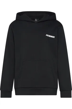 Hummel Hmlcasper Hoodie Sport Sweatshirts & Hoodies Hoodies Black