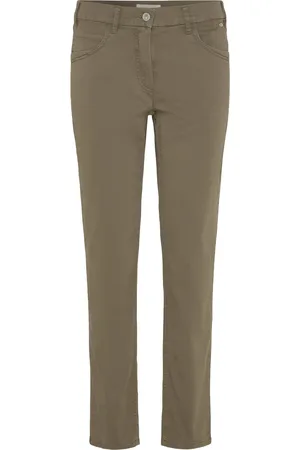 Gerry Weber Pant Leisure Long Bottoms Trousers Straight Leg Green