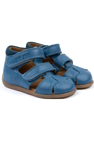 Pom Pom Starters™ Two Velcro Sandal Shoes Summer Shoes Sandals Blue