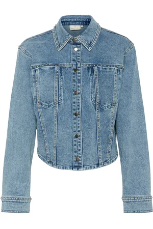 Kaffe Kadorina Denim Shirt Jakke Denimjakke Blue