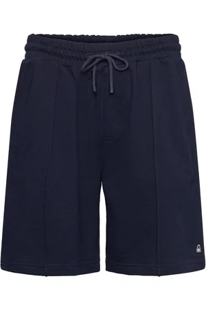 Benetton Bermuda Bottoms Shorts Sweat Shorts Navy