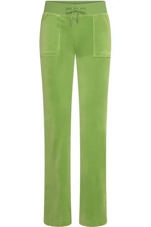 Juicy Couture Del Ray Pocketed Pant Bottoms Sweatpants Green