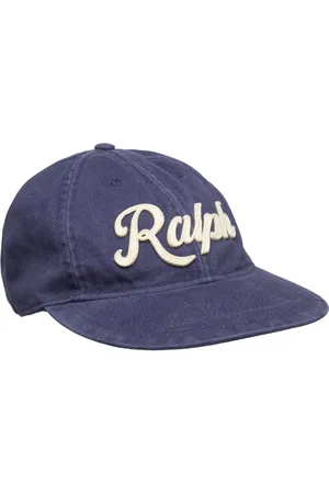 Ralph Lauren Appliquéd Twill Ball Cap Accessories Headwear Caps Navy