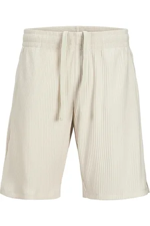 JACK & JONES Jpstkarl Interlude Plisse Shorts Mid Bottoms Shorts Sweat Shorts Cream Jack & J S