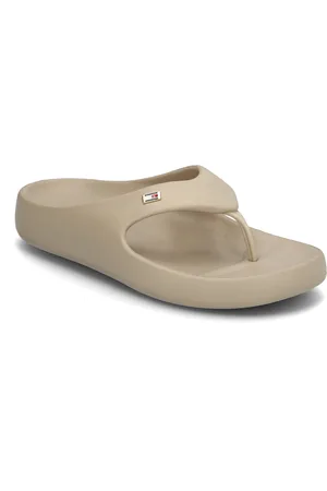 Tommy Hilfiger Th Comfort Beach Sandal Shoes Sandals Flat Sandals Beige