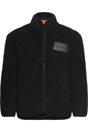 Reiss Snoop Tops Sweatshirts & Hoodies Fleeces Black