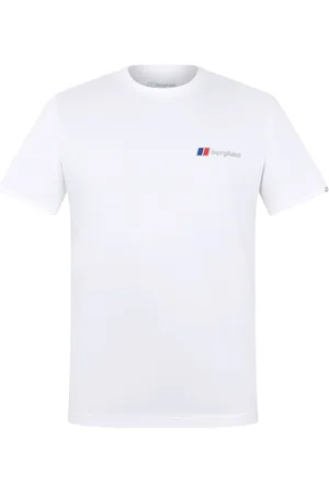 Berghaus Bg M Class Logo Tee Sport Men Men Sports Clothes Sport Tops Sport T-Skjorte White