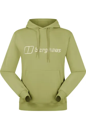 Berghaus Bg M Logo Hoody Light Sport Men Sport Clothing Sport Sweatshirts & Hoodies Sport Hoodies Green