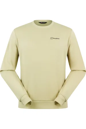 Berghaus Bg M Logo Crew Light Sport Men Sport Clothing Sport Sweatshirts & Hoodies Sport Sweatshirts Cream