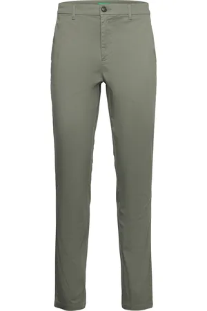 Benetton Trousers Bottoms Trousers Chinos Green