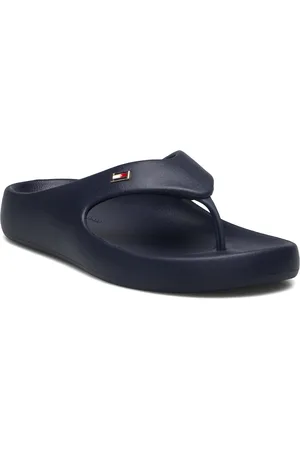 Tommy Hilfiger Th Comfort Beach Sandal Shoes Sandals Flat Sandals Navy