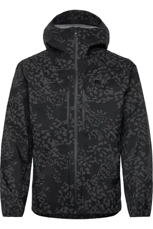 J Lindeberg Harwood Shell Jacket Printed Sport Men Sport Clothing Sport Outerwear Sport Jackets Sport Outdoor Jackets Black