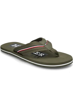 Tommy Hilfiger Corporate Hilfiger Beach Sandal Klipklapper Sandaler Green