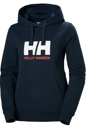 Helly Hansen W Hh Logo Hoodie 2.0 Sport Sweatshirts & Hoodies Hoodies Navy
