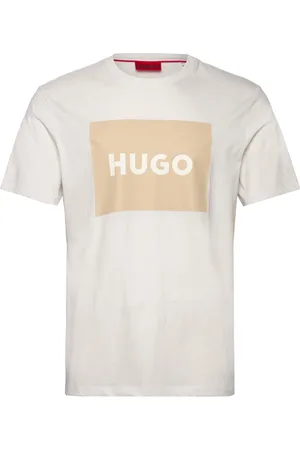 HUGO BOSS Dulive222 Designers T-Kortærmet Skjorte Cream
