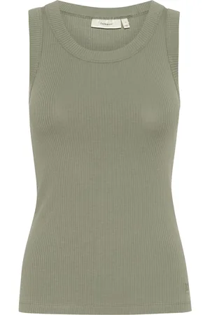 INWEAR Dagnaiw Tank Tops T-shirts & Tops Sleeveless Green