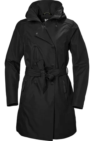 Helly Hansen W Welsey Ii Trench Sport Coats Trench Coats Black