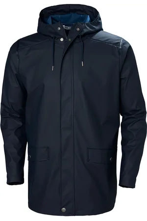 Helly Hansen Moss Rain Coat Sport Rainwear Rain Coats Navy