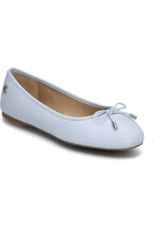 Ralph Lauren Jayna Nappa Leather Flat Ballerinasko Ballerinaer Blue