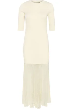 INWEAR Averyiw Dress Maxikjole Festkjole Cream